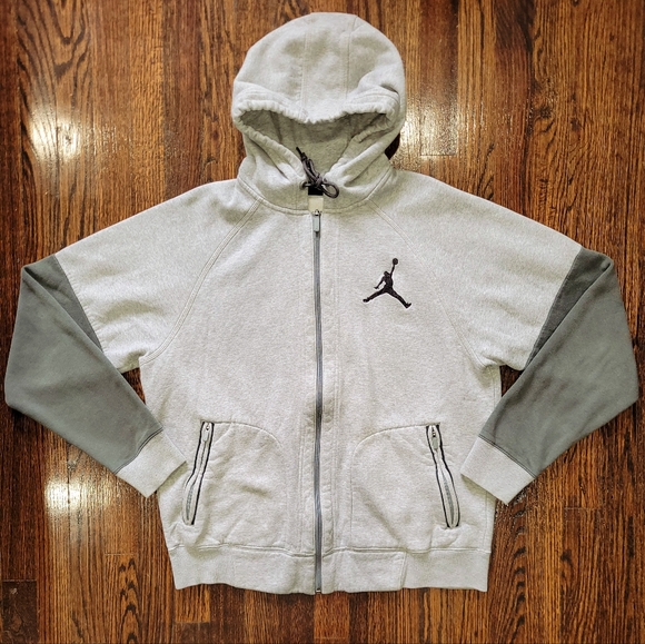 Jordan Other - AIR JORDAN LOGO ZIPPER HOODIE SWEATSHIRT, SIZE L